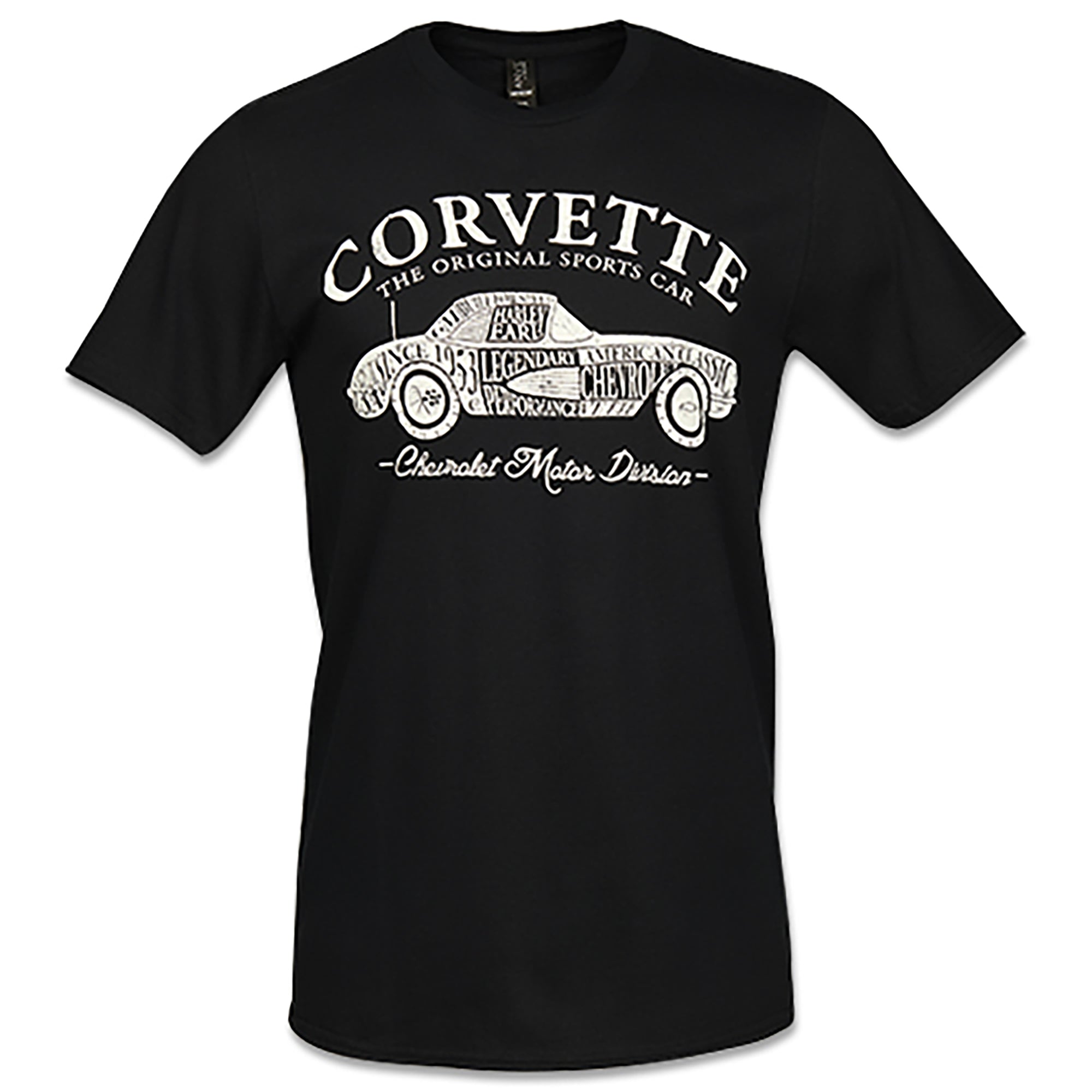 Corvette The Original Car T-Shirt - Vette1 - C1 Mens's T-Shirts