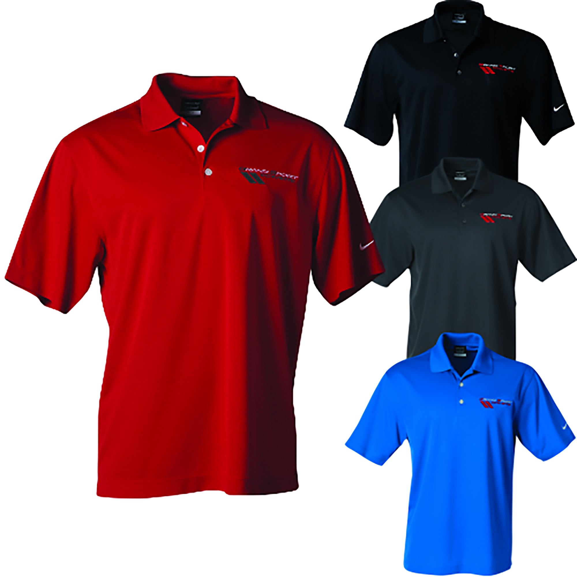 Grand Sport Mens Nike Dri-fit Polo - Vette1 - C7 Men's Polo Shirts