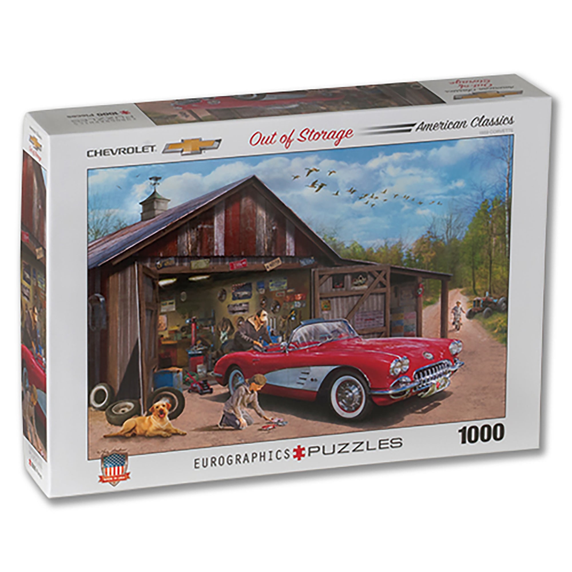 1959 Corvette Out Of Storage Puzzle - Vette1 - C1 Puzzles