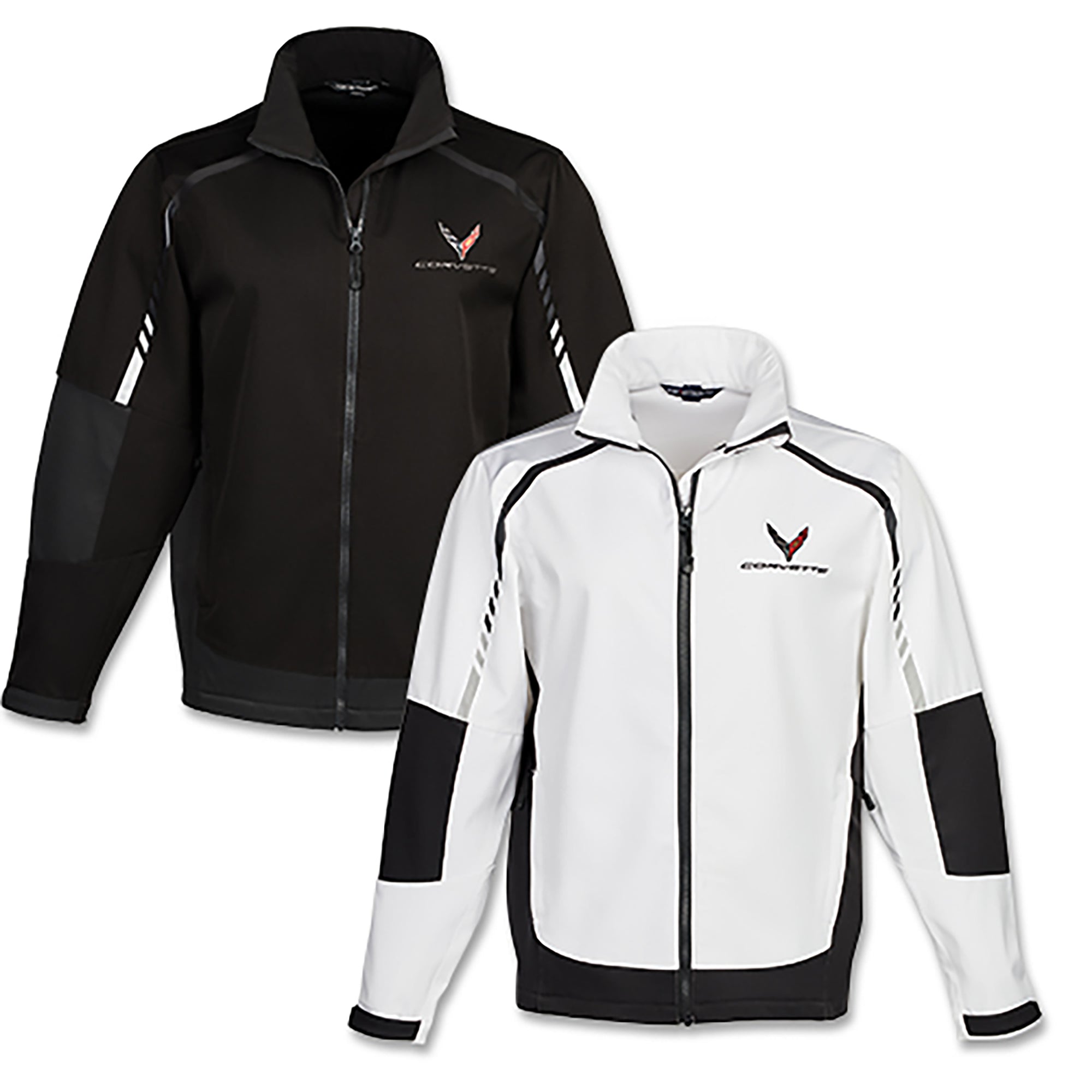 Men's 2020 Corvette Embark Soft Shell Jacket - Vette1 - C8 Men's Outerwear