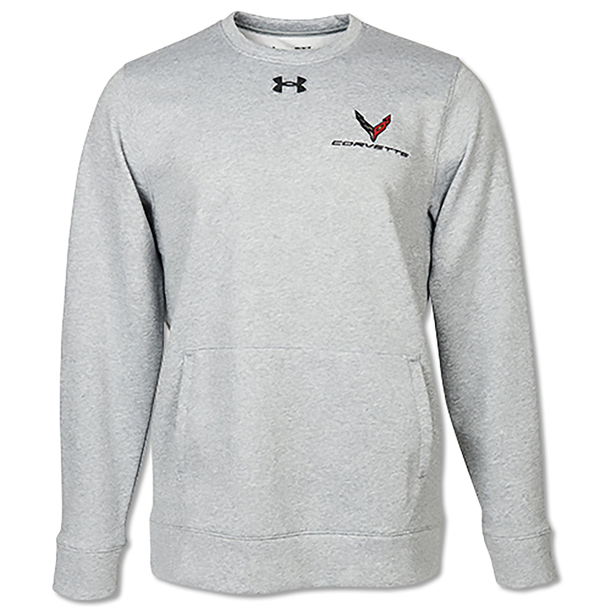 Men's 2020 Corvette Under Armour Fleece Sweatshirt - Vette1 - C8 Men's Outerwear