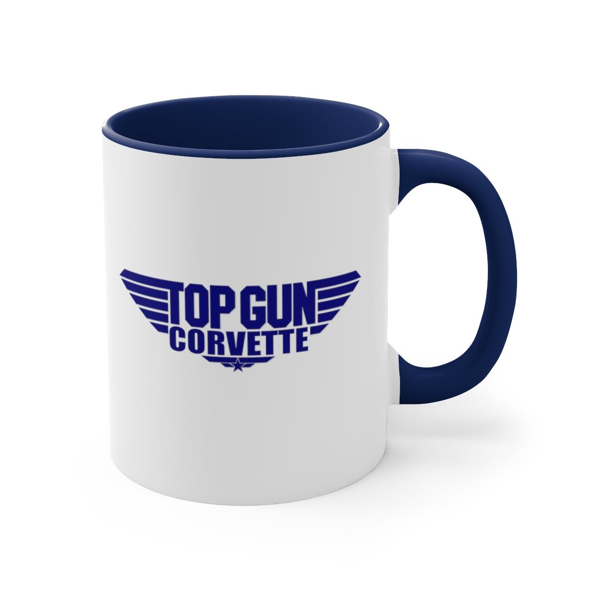 Top Gun Corvette Accent Coffee Mug, 11oz - Vette1 - Misc. Coffee Mugs