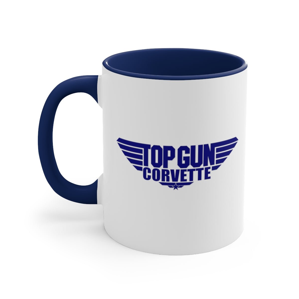 Top Gun Corvette Accent Coffee Mug, 11oz - Vette1 - Misc. Coffee Mugs