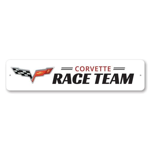 Corvette C6 Race Team Sign - Vette1 - C6 Signs