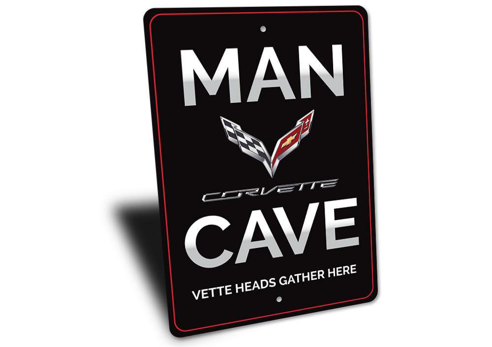 Corvette C7 Man Cave Sign - Vette1 - C7 Signs