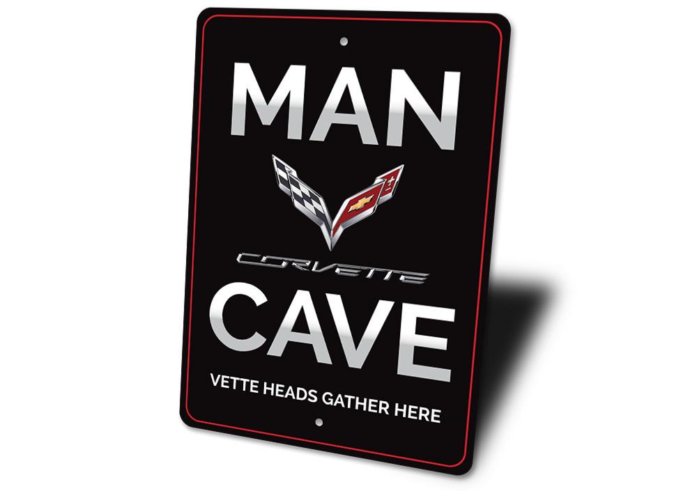 Corvette C7 Man Cave Sign - Vette1 - C7 Signs