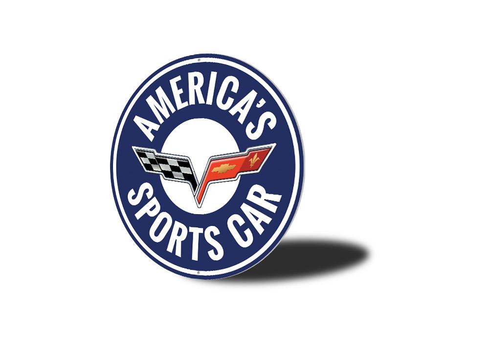 America's Sports Car - C6 Corvette Sign - Vette1 - C6 Signs