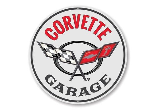 Corvette C5 Garage Car Sign - Vette1 - C5 Signs