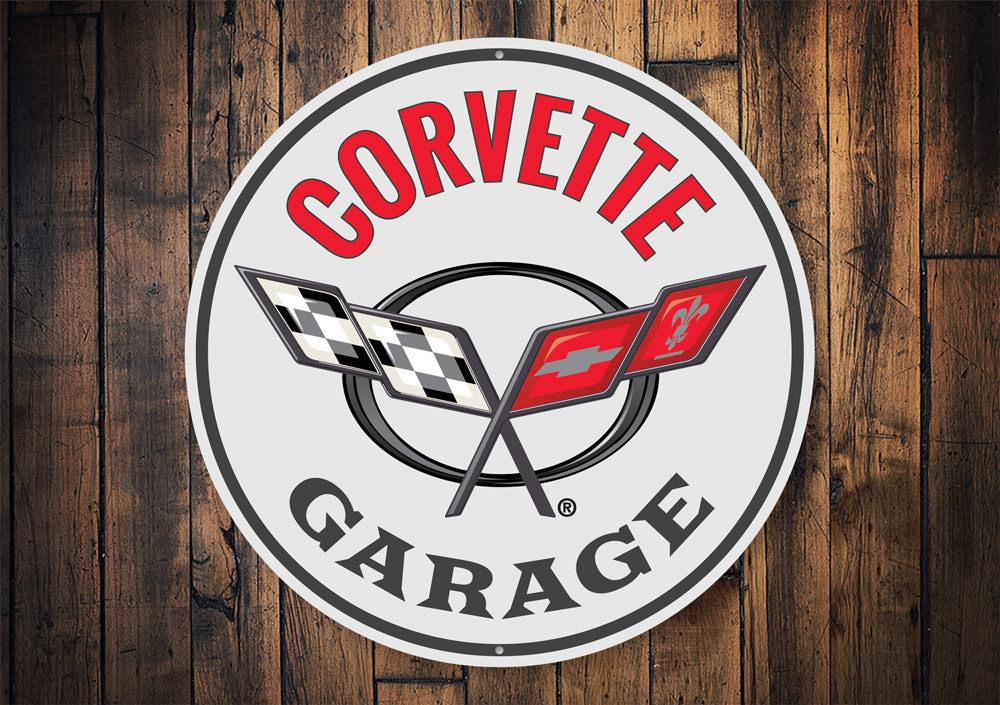 Corvette C5 Garage Car Sign - Vette1 - C5 Signs