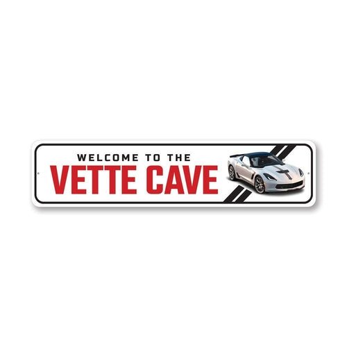 Vette Cave Chevy Corvette C7 Sign - Vette1 - C7 Signs