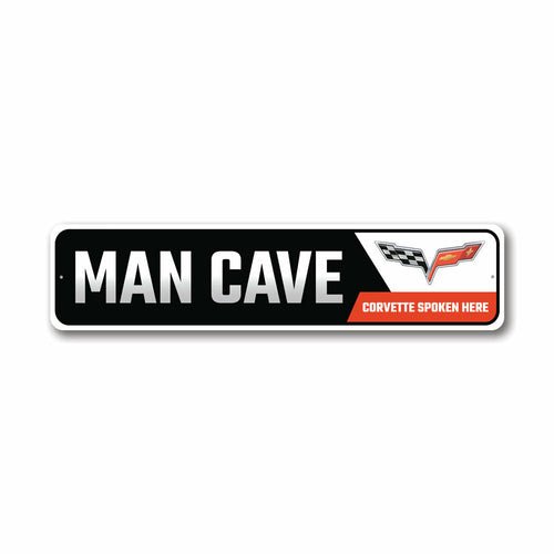 Man Cave Chevy Corvette C6 Sign - Vette1 - C6 Signs