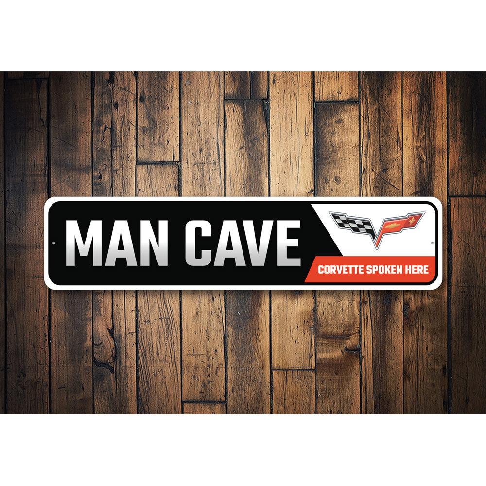 Man Cave Chevy Corvette C6 Sign - Vette1 - C6 Signs