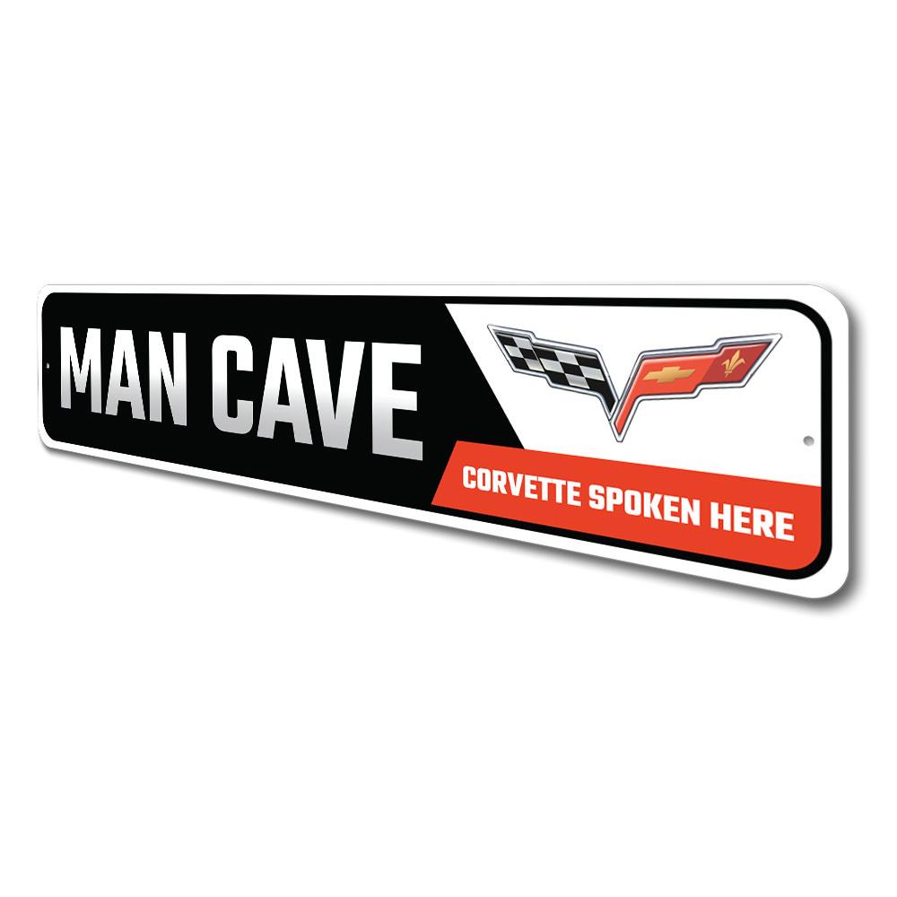 Man Cave Chevy Corvette C6 Sign - Vette1 - C6 Signs