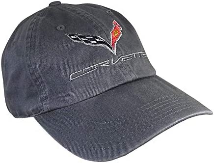 Corvette C7 Premium Garment Washed Cap - Vette1 - C7 Hats & Caps