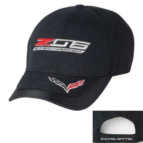 Corvette C7 Z06 Carbon Fiber Cap - Vette1 - C7 Hats & Caps