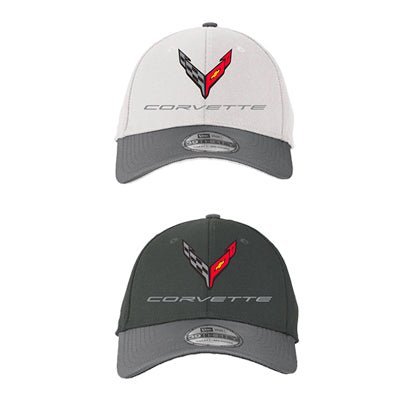Corvette C8 FlexFit Cap - 2 Colors! - Vette1 - C8 Hats & Caps