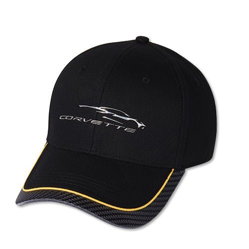 Corvette C8 Metallic Chrome Gesture Cap - Vette1 - C8 Hats & Caps