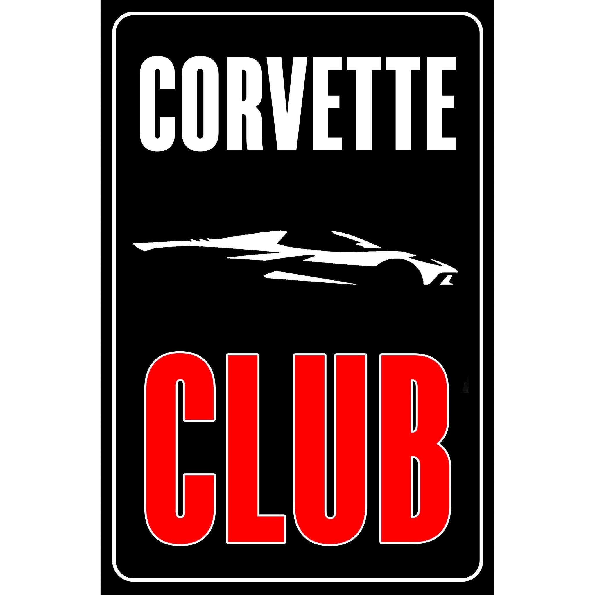 Corvette Club Metal Signs - 8 Different Logos - Vette1 - C5 Signs