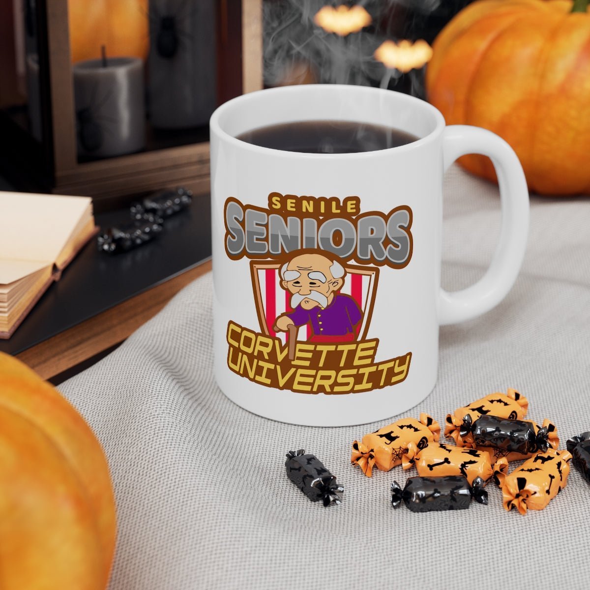 Corvette University Ceramic Coffee Mug 11oz - Vette1 - Corvette U Coffee Mugs