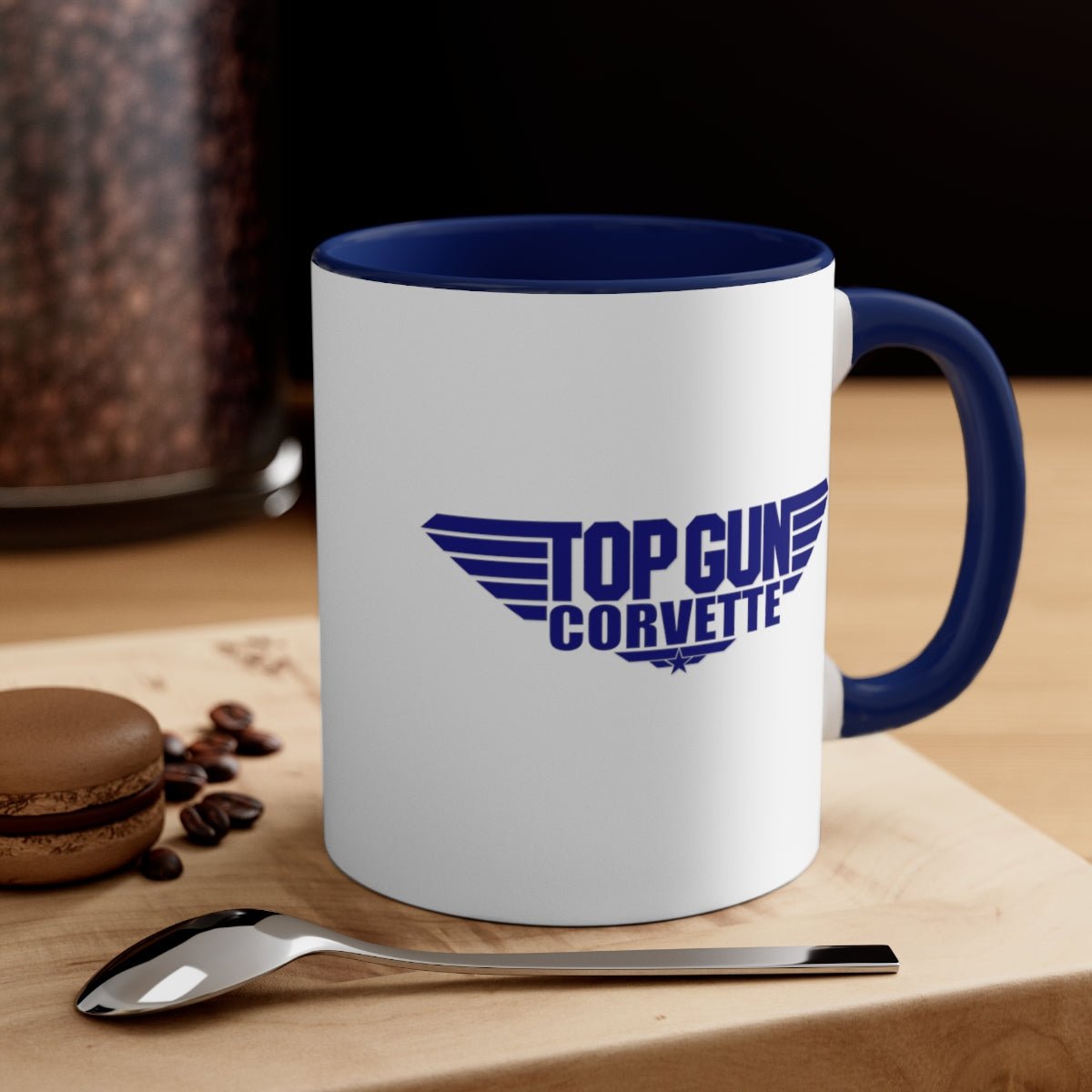 Top Gun Corvette Accent Coffee Mug, 11oz - Vette1 - Misc. Coffee Mugs