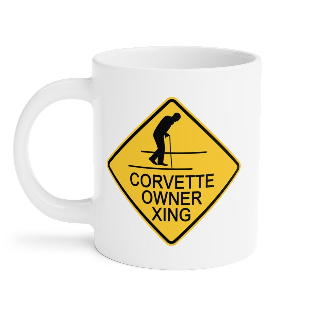 Corvette Owner Crossing Coffee Mug 11oz, 15oz, 20oz - Vette1 - Misc. Coffee Mugs