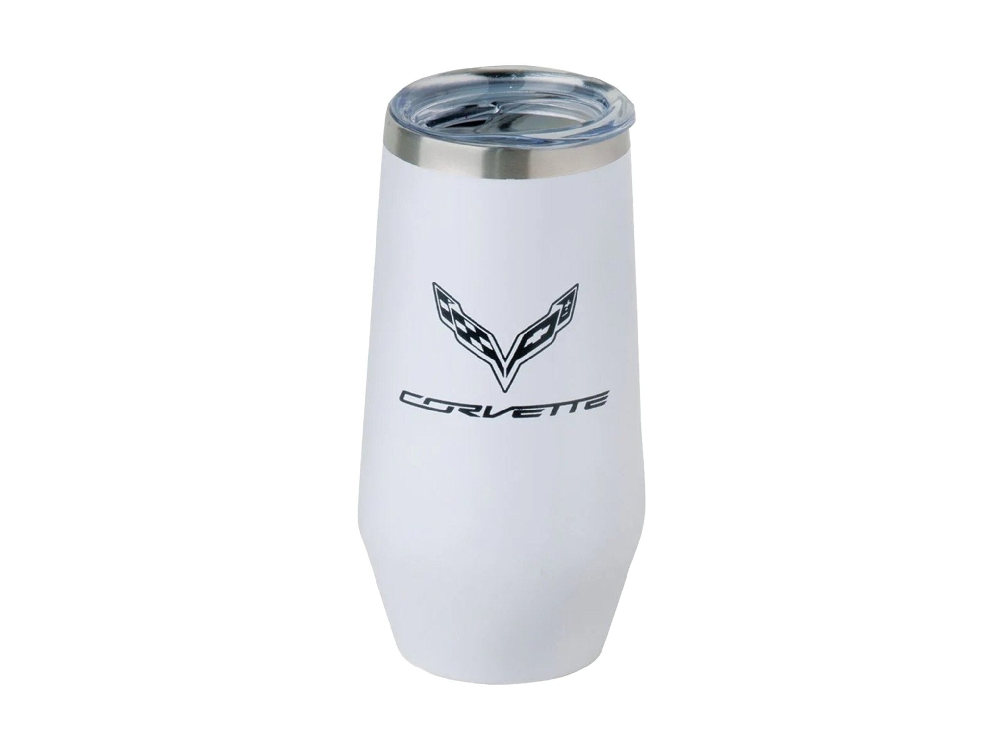 C7 Crossed Flags 20oz Polar Tumbler - Vette1 - C7 Travel Bottles