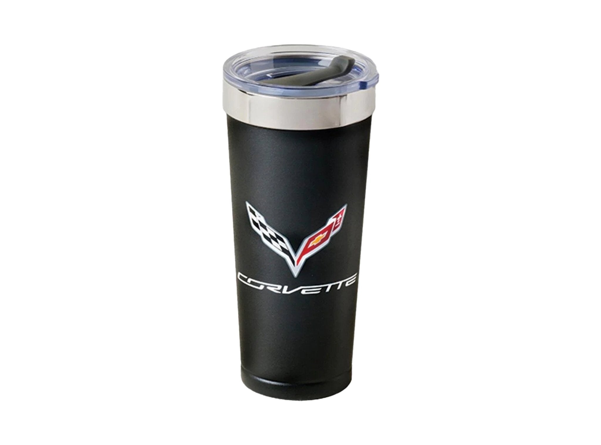 C7 Crossed Flags 20oz Polar Tumbler - Vette1 - C7 Travel Bottles